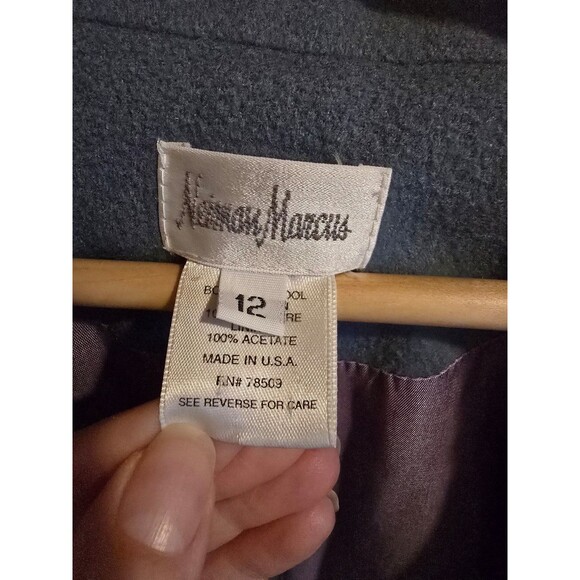 Vintage Nieman Marcus wool and cashmere jacket size 12 - Picture 8 of 9